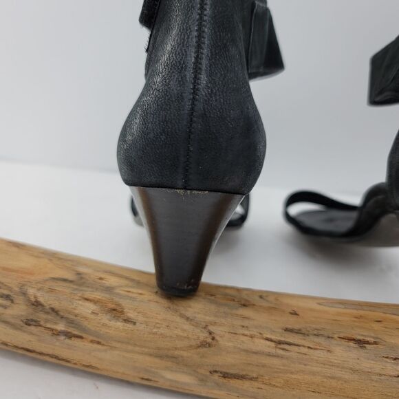 Paul Green strappy black leather heels - Picture 7 of 16